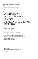 La diplomatie de la détente by Victor Yves Ghébali