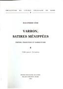 Cover of: Varron by Marcus Terentius Varro