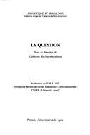 Cover of: question