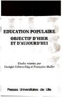 Éducation populaire by Georges Ueberschlag, Françoise Muller