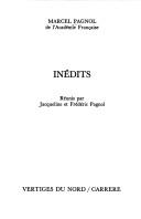 Cover of: Inédits by Marcel Pagnol