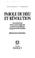 Cover of: Parole de Dieu et révolution