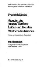 Cover of: Freuden des jungen Werthers-Leiden und Freuden Werthers des Mannes: voran und zuletzt ein Gespräch