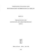 Cover of: Handwerkerbünde und Arbeitervereine, 1830-1853: die politische Tätigkeit deutscher Sozialisten von Wilhelm Weitling bis Karl Marx.