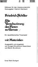 Cover of: Die Verschwörung des Fiesco zu Genua by Friedrich Schiller