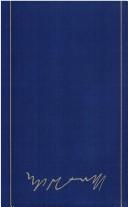 Cover of: Wissenschaft als Beruf 1917/1919: Politik als Beruf 1919