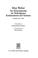 Cover of: Die Wirtschaftsethik der Weltreligionen Konfuzianismus und Taoismus