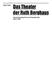 Cover of: Das Theater der Ruth Berghaus