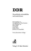 Cover of: DDR: Das politische, Wirtschaftliche und soziale System