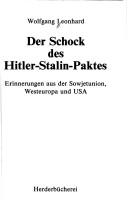 Cover of: Der Schock des Hitler-Stalin-Paktes: Erinnerungen aus der Sowjetunion, Westeuropa und USA