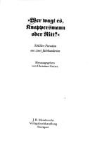 Cover of: "Wer wagt es, Knappersmann oder Ritt?" by Herausgegeben von Christian Grawe.