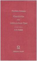 Cover of: Geschichte der italianischen Oper