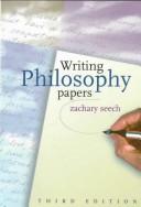 Cover of: Writing philosophy papers