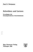 Cover of: Schreiben und Lernen by Paul R. Portmann