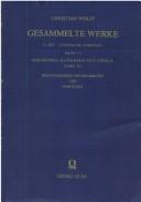 Cover of: Christiani Wolfii Philosophia rationalis sive logica