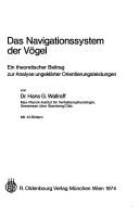 Cover of: Navigationssystem der Vögel.
