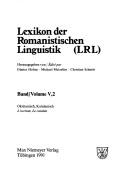 Cover of: Lexikon der romanistischen Linguistik: (LRL)