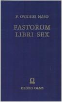 Cover of: Fastorum libri sex by Ovid