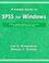 Cover of: A simple guide to SPSS for Windows