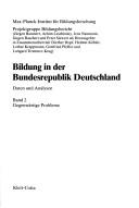 Cover of: Bildung in der Bundesrepublik Deutschland: Daten und Analysen