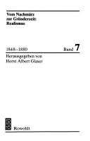 Cover of: Deutsche Literatur: eine Sozialgeschichte. : Realismus 1848-1880