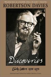 Cover of: Discoveries: letters 1938-1975