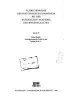 Cover of: Antihabsburgische Politik in der Epoche Karls V: die reichsständische Opposition gegen die Wahl Ferdinands I zumrömischen König und gegen die Anerkennung seines Königstums (1524-1534)