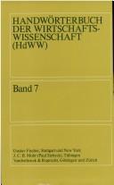 Cover of: Handwörterbuch der Wirtschaftswissenschaft (HdWW)