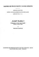Cover of: Arabelʻ-Studien