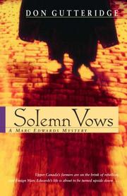Cover of: Solemn vows by Don Gutteridge
