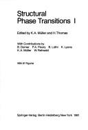 Cover of: Structural phase transitions.