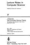 Cover of: [Lambda]-Calculus and computer science theory by Symposium on [Lambda]-Calculus and Computer Science Theory (1975 Rome)