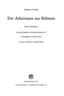 Cover of: Ackermann aus Böhmen