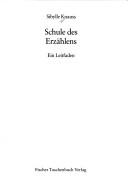 Cover of: Schule des Erzählens: ein Leitfaden