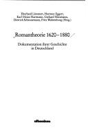 Cover of: Romantheorie 1620-1880 by Eberhard Lämmert ...[et al.] (Hrsg.).