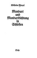 Cover of: Mundart und Mundartdichtung in Schlesien.