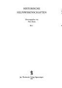 Cover of: Fotografische Sammlungen mittelalterlicher Urkunden in Europa: Geschichte, Umfang, Aufbau und Vergleichnungsmethoden der wichtigsten Urkundenfotosammlungen, mit Beiträgen zur EDV-Erfassung von Urkunden und Fotodokumenten