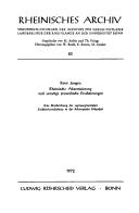 Rheinische Akzentuierung und sonstige prosodische Erscheinungen by René Jongen