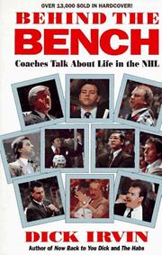 Cover of: Behind the Bench