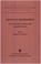 Cover of: Procli Diadochi In Platonis cratylum commentaria