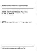 Cover of: Social statistics and social reporting in and for Europe