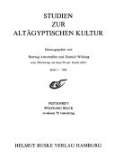 Cover of: Festschrift Wolfgang Helck zu seinem 70. Geburtstag.