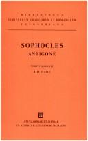 Cover of: Sophoclis Antigone. by Sophocles