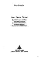 Cover of: Hans Werner Richter by Erich Embacher, Erich Embacher