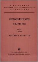 Cover of: Demosthenis orationes