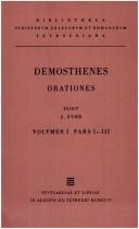 Cover of: Demosthenis orationes by Demosthenes