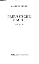 Cover of: Preussische Nacht: ein Film.