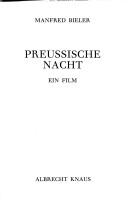 Cover of: Preussische Nacht by Manfred Bieler