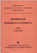Cover of: Hipponactis testimonia et fragmenta