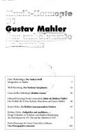 Cover of: Gustav Mahler by Gustav Mahler